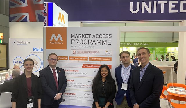 Representatives from Medilink UK and Medical Alley at Medica 2024 in Germany.jpg